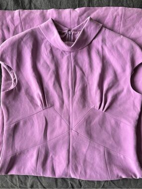 Bottega Veneta Lilac collared Neck Top